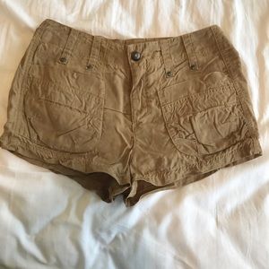 Free People Khaki Shorts